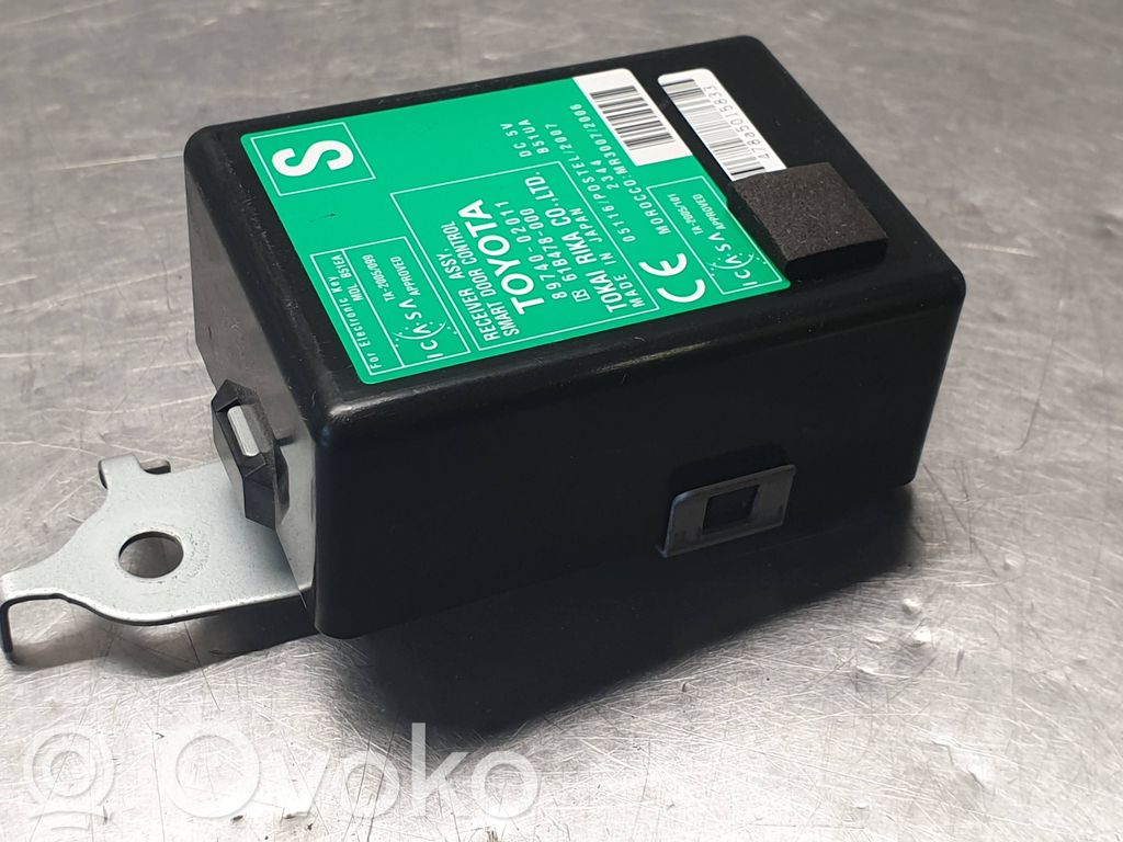 Toyota Auris 150 Immobilizer control unit/module 