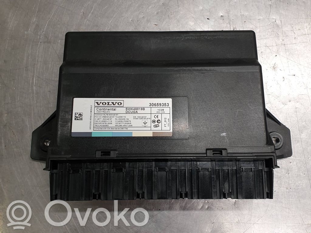 Volvo XC60 Avaimettoman käytön ohjainlaite/moduuli 