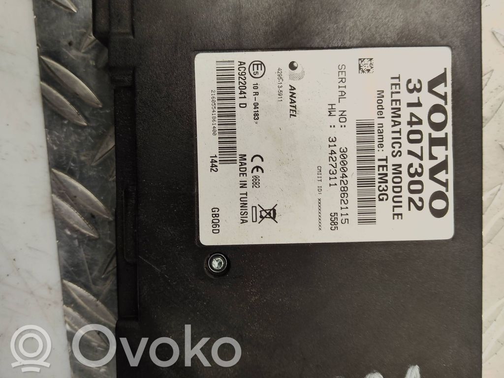 Other control units/modules   31407302,31427311,300042862115