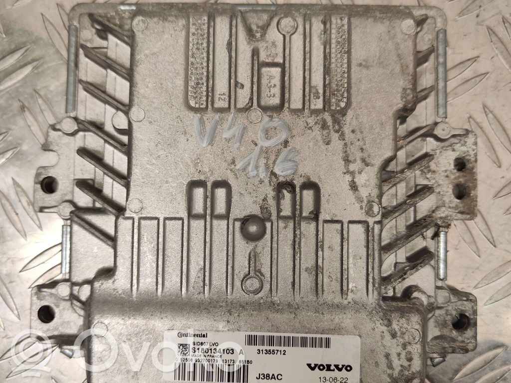 Engine control unit/module   31355712,J38AC,130622