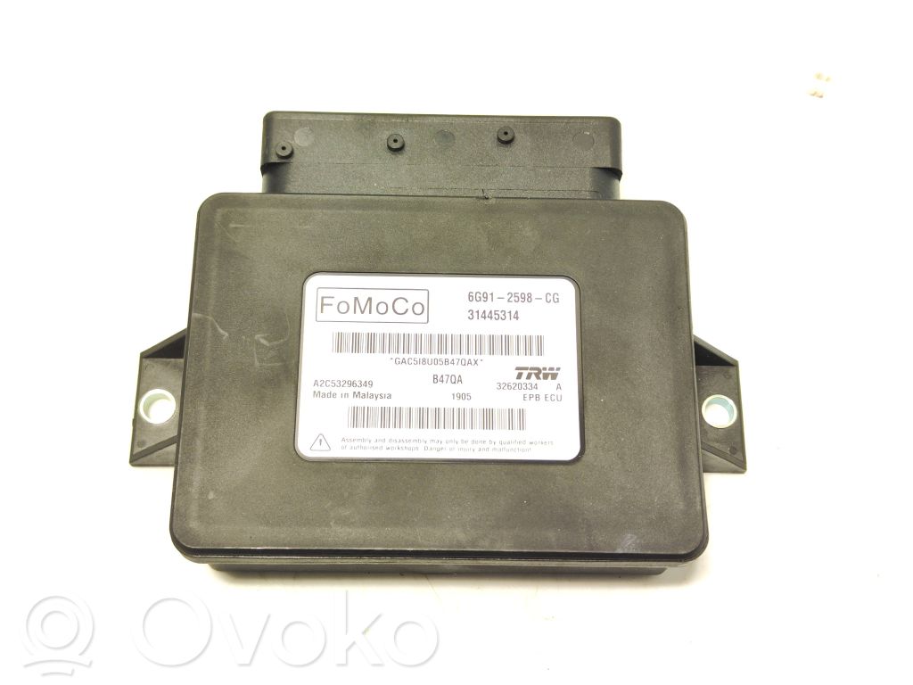 Hand brake control module   31445314,6G912598CG,32620334