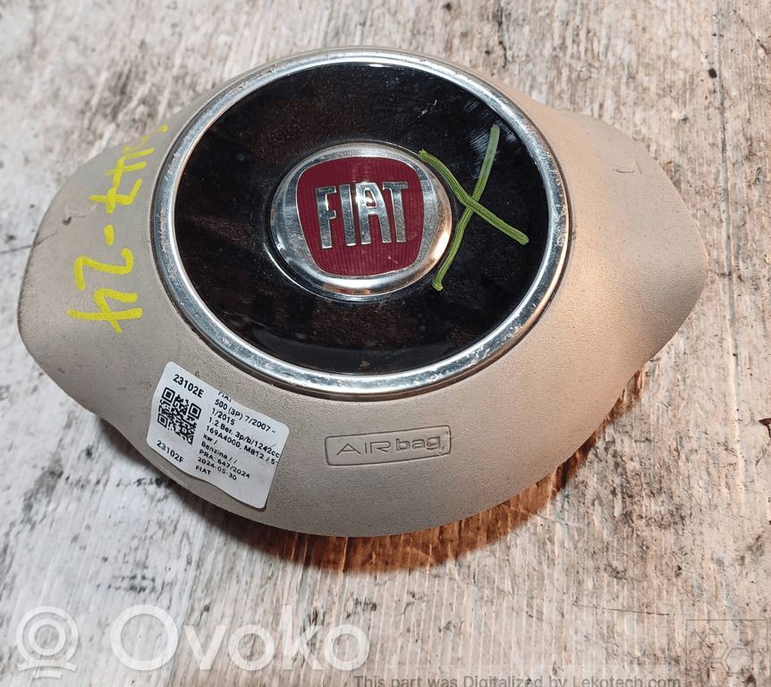 Fiat 500 Poduszka powietrzna Airbag kierownicy 