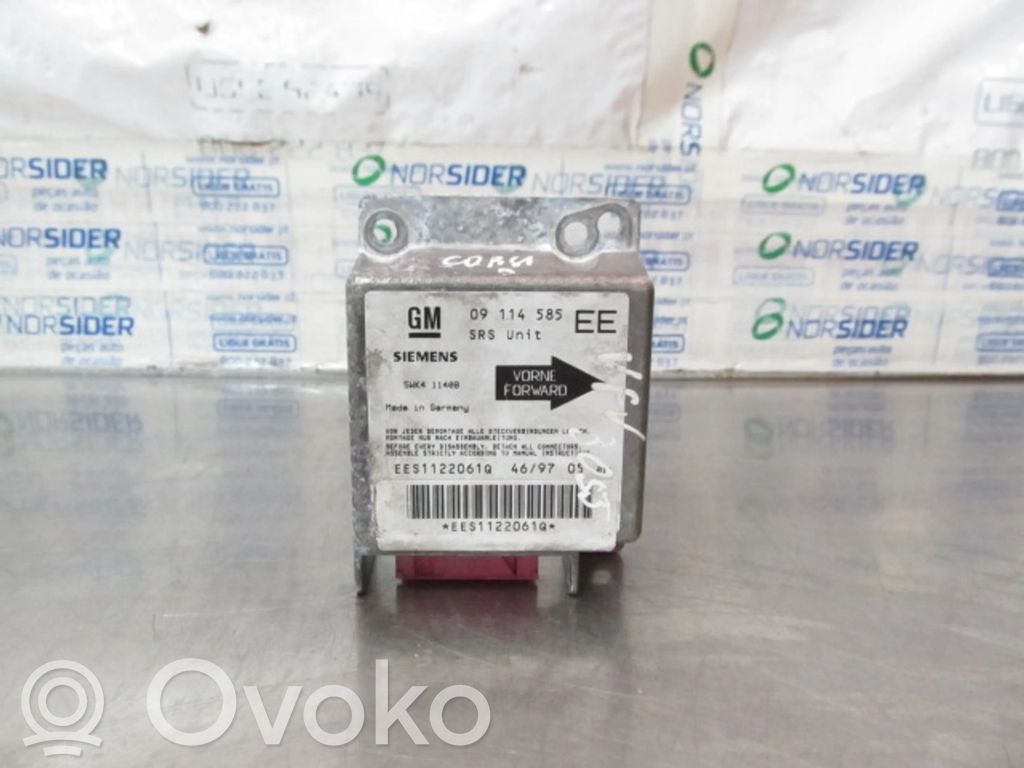 Opel Corsa B Airbag control unit/module 