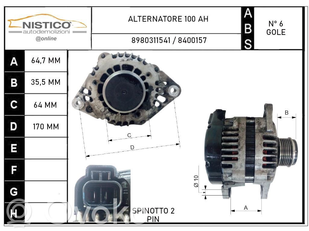 Opel Astra H Generator/alternator 