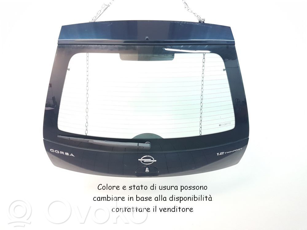 Opel Corsa C Portellone posteriore/bagagliaio 