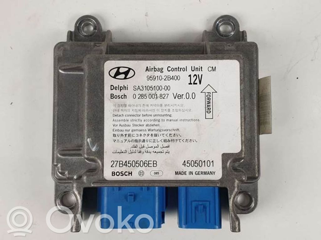 Airbag control unit/module   959102B400,0285001827