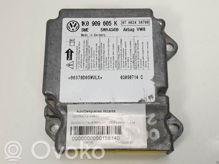 Airbag control unit/module   5WK43410,1K0909605K