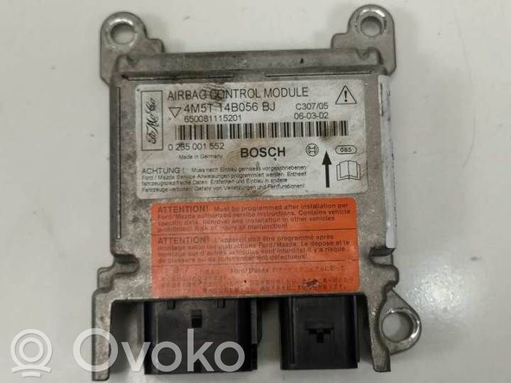 Module de contrôle airbag   0285001552,4M5T14B056BJ