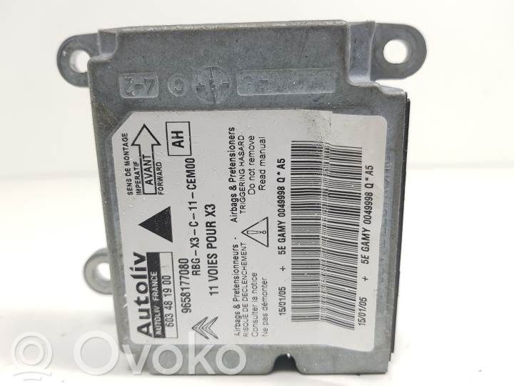 Unidad de control/módulo del Airbag   603481900,9658177080