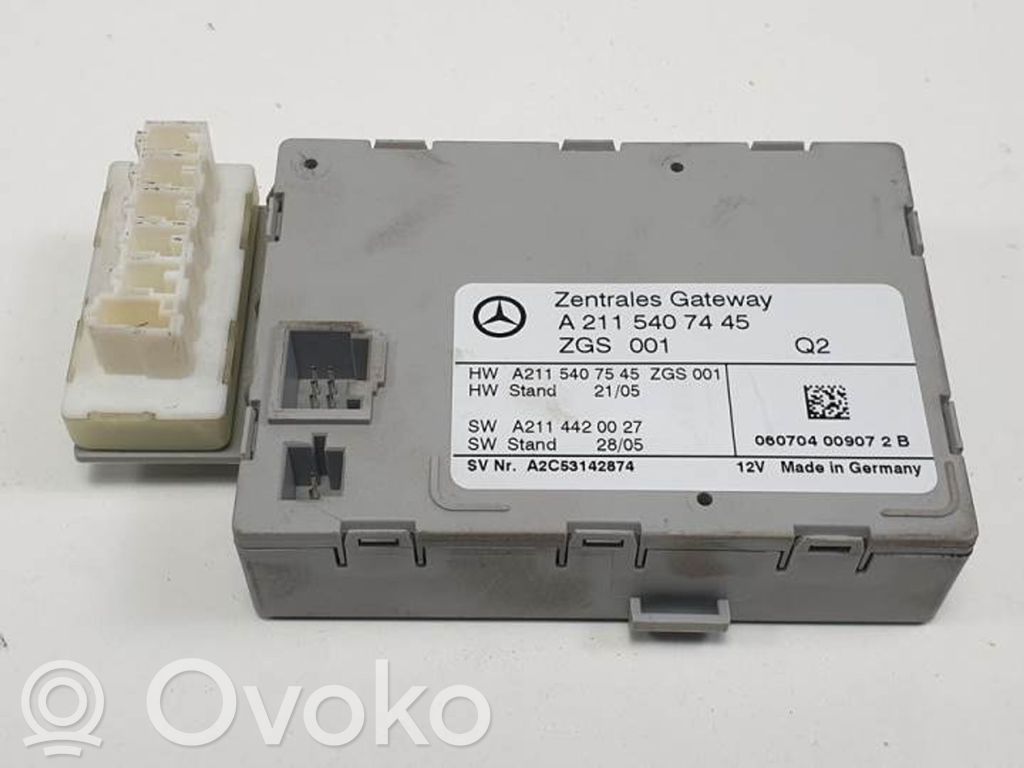 Autres unités de commande / modules   A2115407545,A2C53142874,A2C53142874