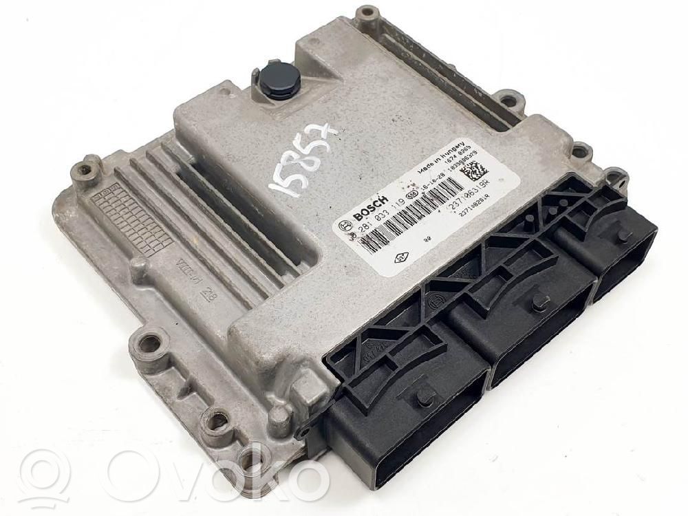 Unitate/modul de control motor   0281033119,237108281R
