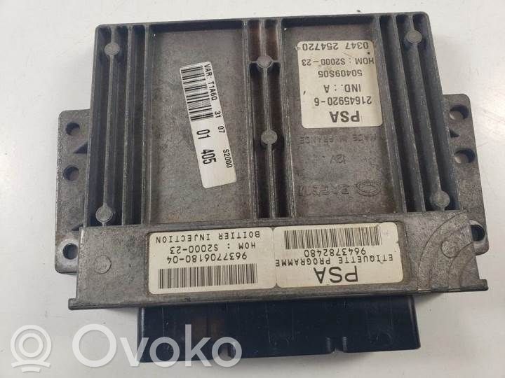 Peugeot 206 Engine control unit/module 