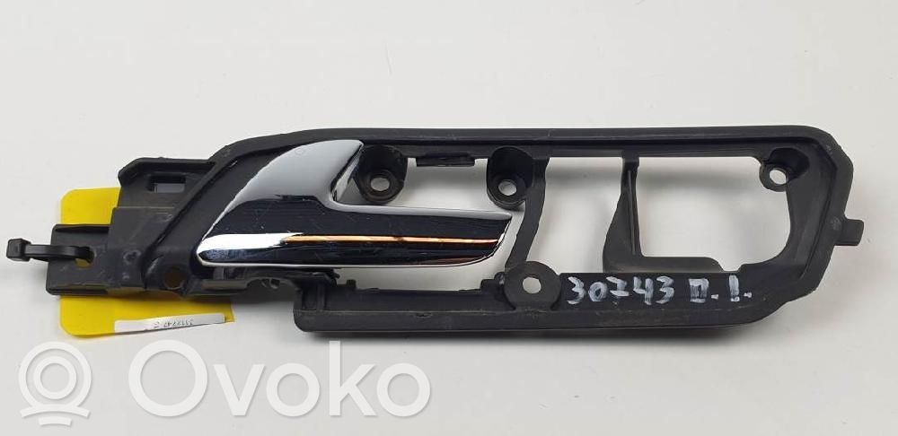 Volkswagen Polo IV 9N3 Klamka wewnętrzna drzwi przednich 