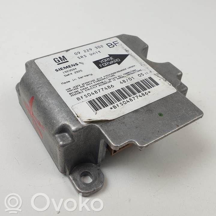 Opel Astra G Unitate/modul de comandă airbaguri 