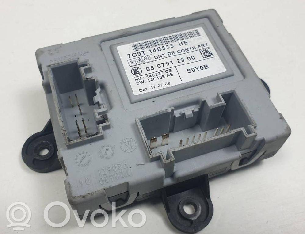 Unité de commande / module de verrouillage centralisé porte   7G9T14B533HE