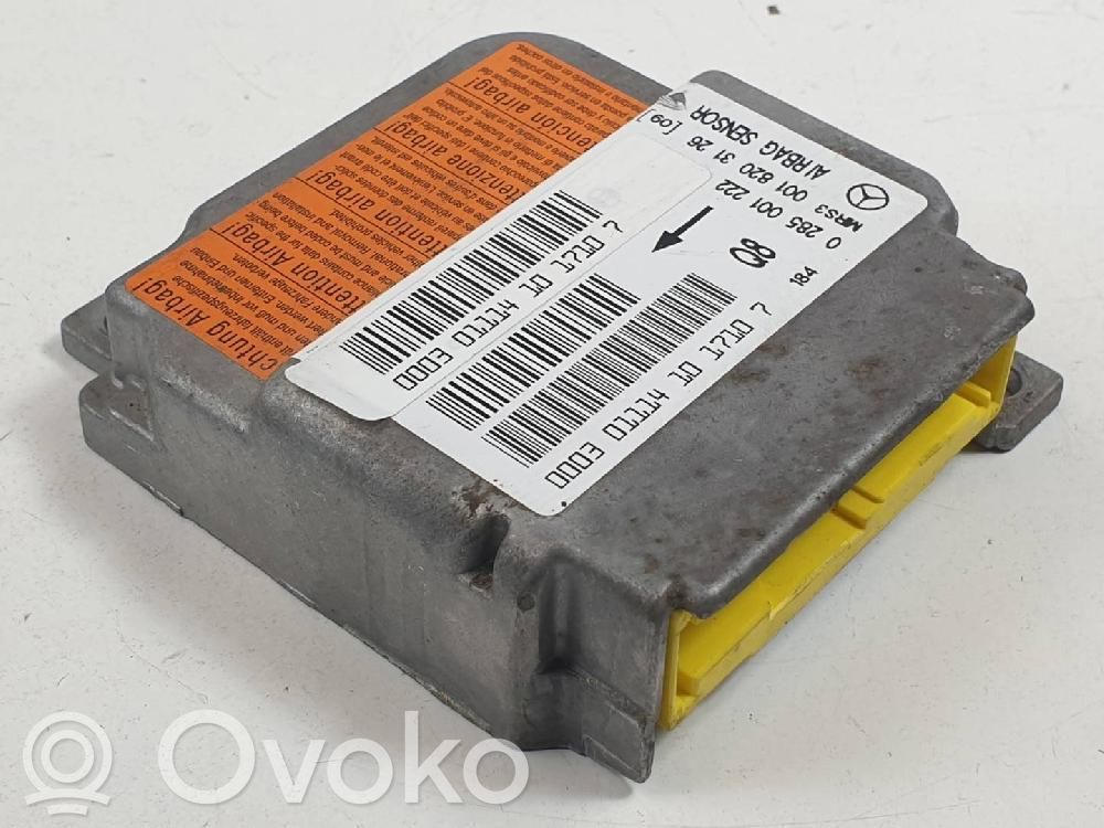 Mercedes-Benz A W168 Unitate/modul de comandă airbaguri 