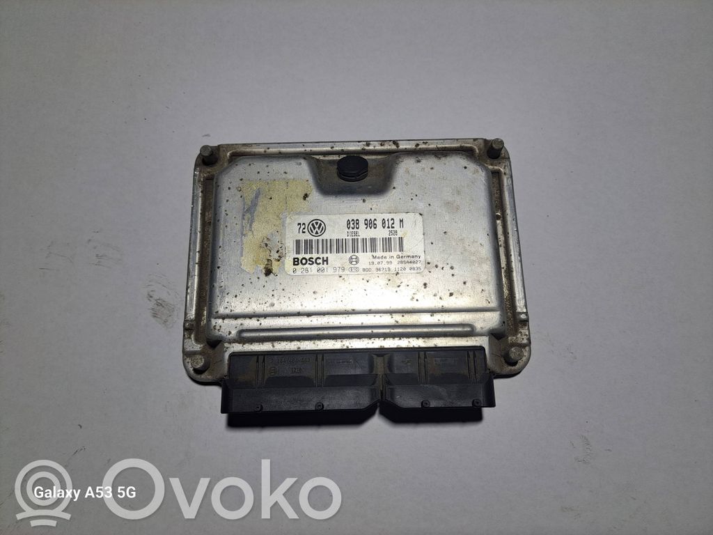 Engine control unit/module   038906012M,0281001979,28SA4027