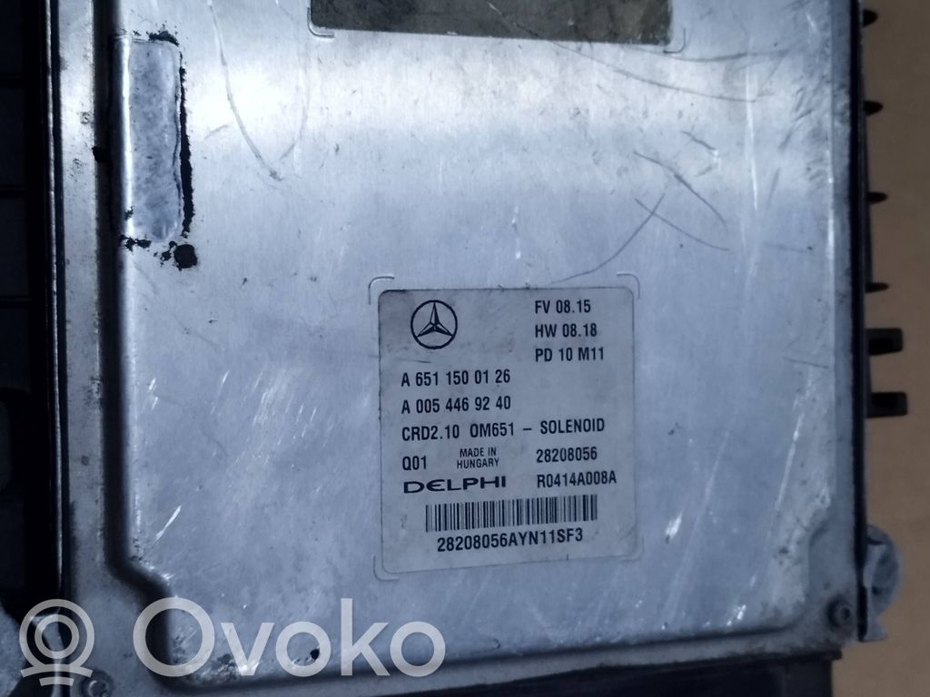 Mercedes-Benz C W204 Sterownik / Moduł ECU 