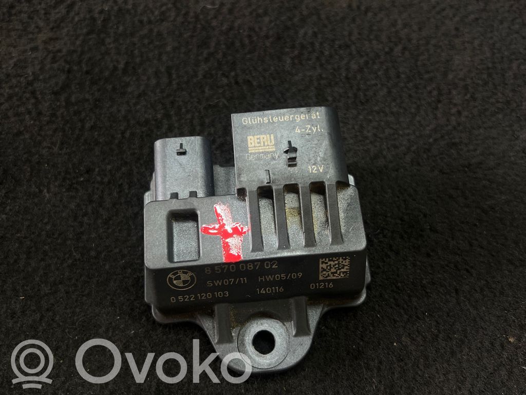 BMW 5 F10 F11 Przekaźnik / Modul układu ogrzewania wstępnego 