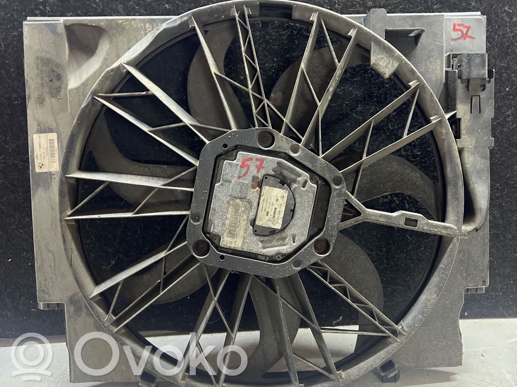 BMW 5 E60 E61 Elektrisks radiatoru ventilators 