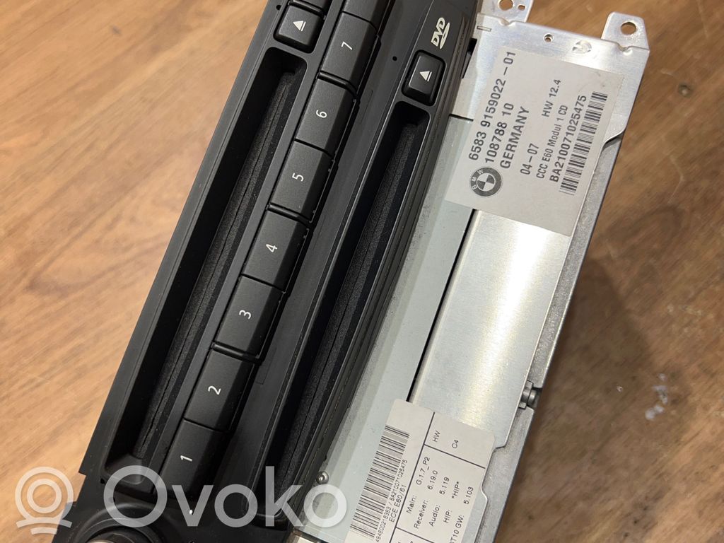 BMW 5 E60 E61 Panel / Radioodtwarzacz CD/DVD/GPS 