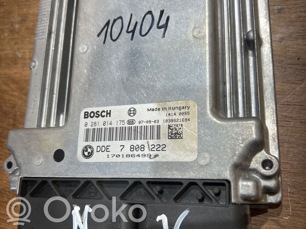 BMW 7 E65 E66 Engine control unit/module 