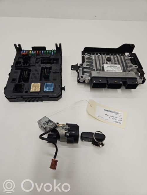 Peugeot 407 Engine ECU kit and lock set 