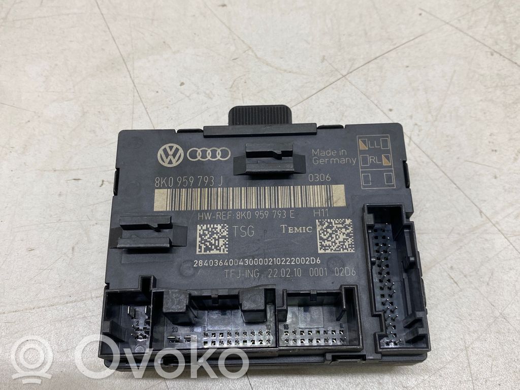 Audi A4 S4 B8 8K Door control unit/module 