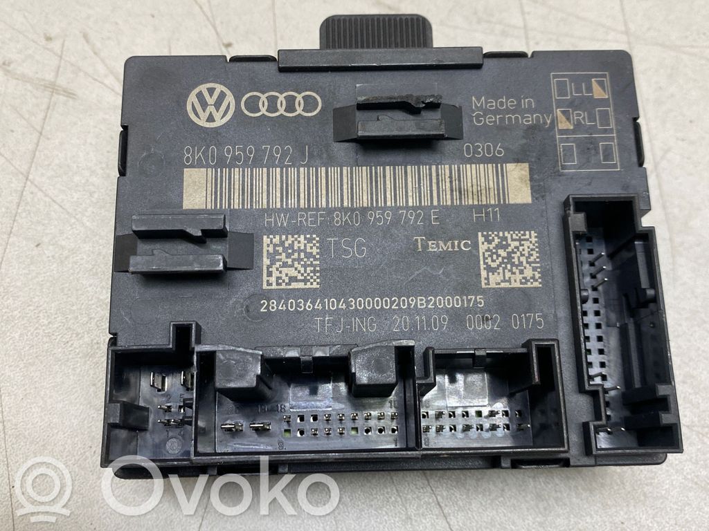 Audi A4 S4 B8 8K Door control unit/module 