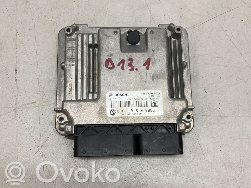 BMW 3 E90 E91 Engine control unit/module 