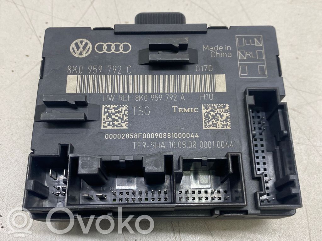 Audi A4 S4 B8 8K Door control unit/module 