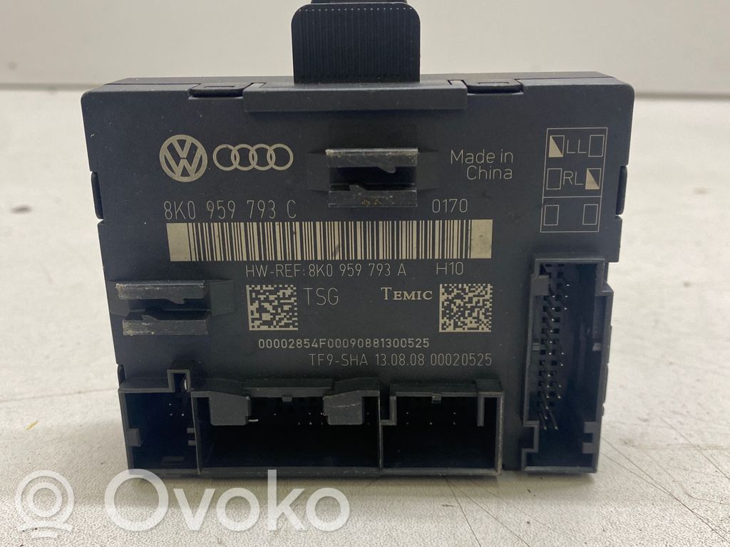 Audi A4 S4 B8 8K Door control unit/module 
