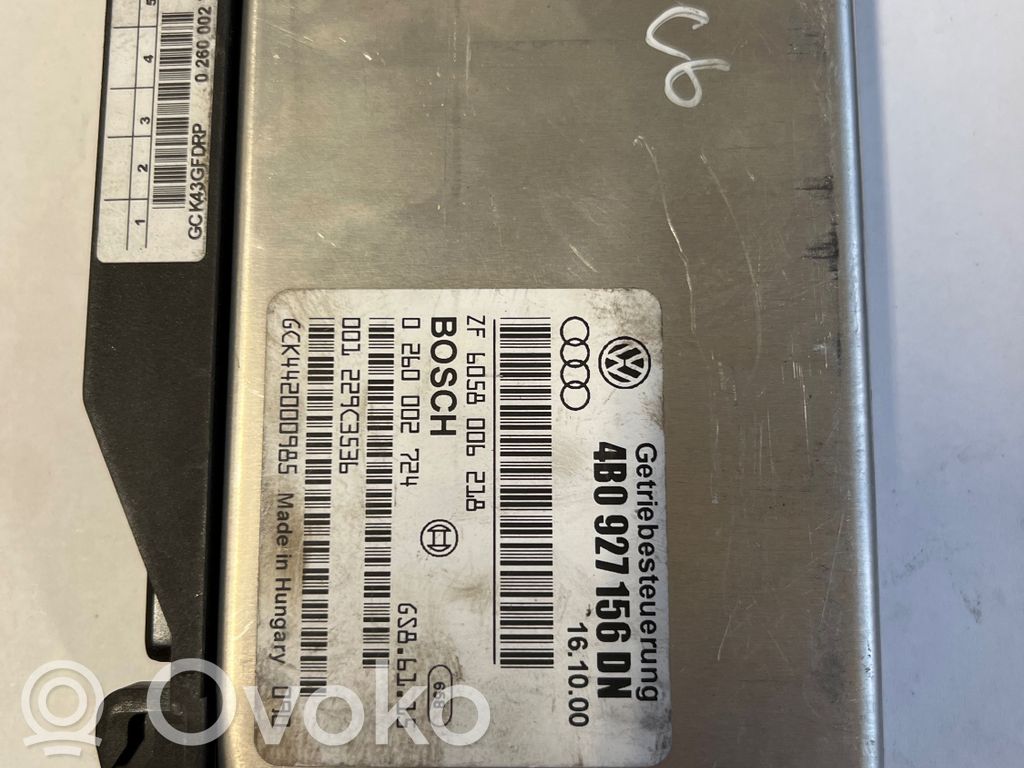 Gearbox control unit/module   4B0927156DN,6058006218,0260002724