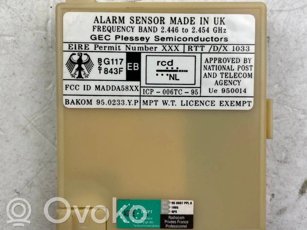 BMW 5 E39 Alarm control unit/module 