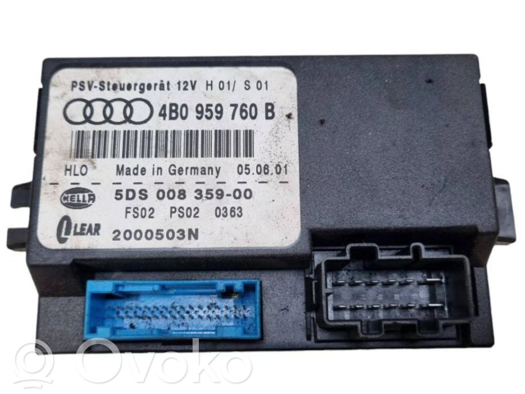 Audi A6 S6 C5 4B Module de commande de siège 