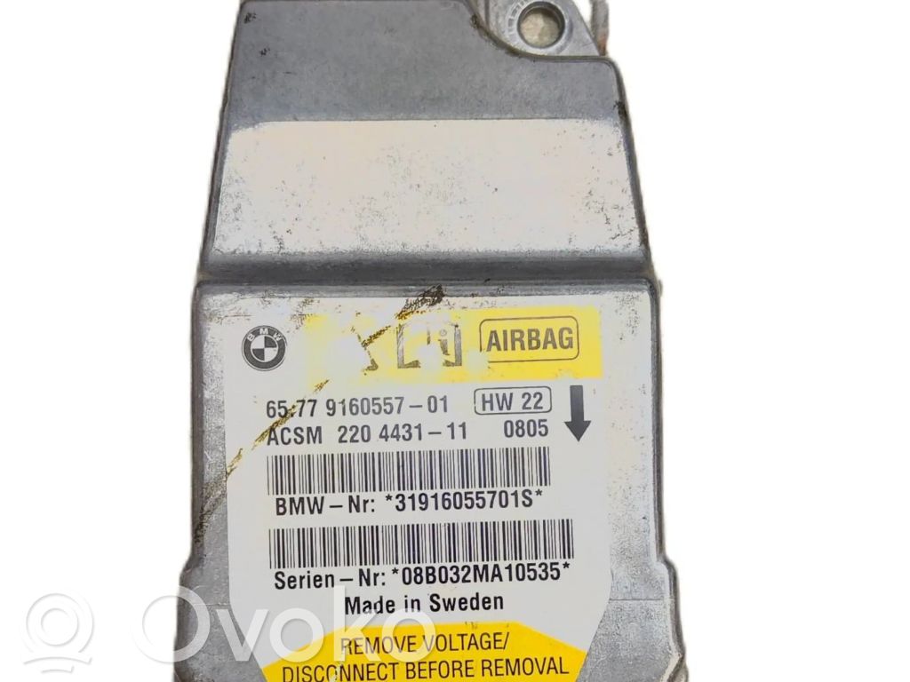 Unidad de control/módulo del Airbag   9160557,220443111,31916055701S,6577916055701