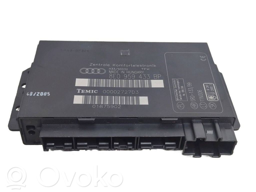 Audi A4 S4 B7 8E 8H Module confort 