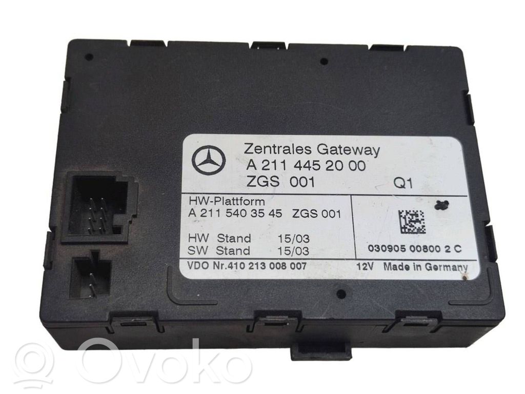 Mercedes-Benz E W211 Gateway control module 