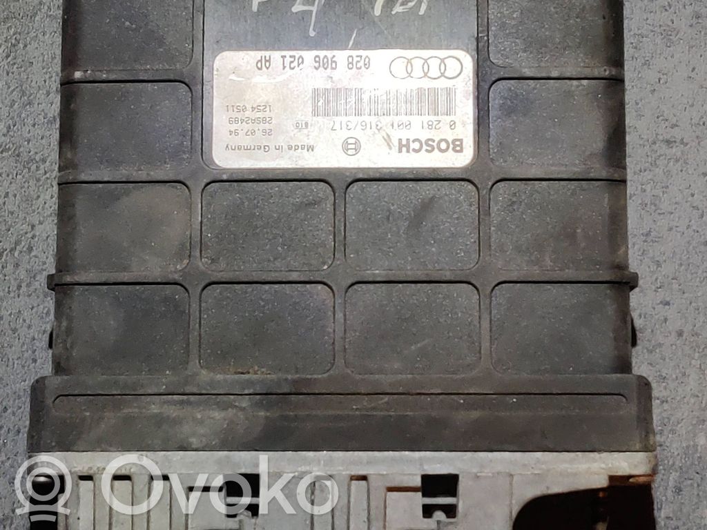 Engine control unit/module   028906021AP,28SA2489,0281001316