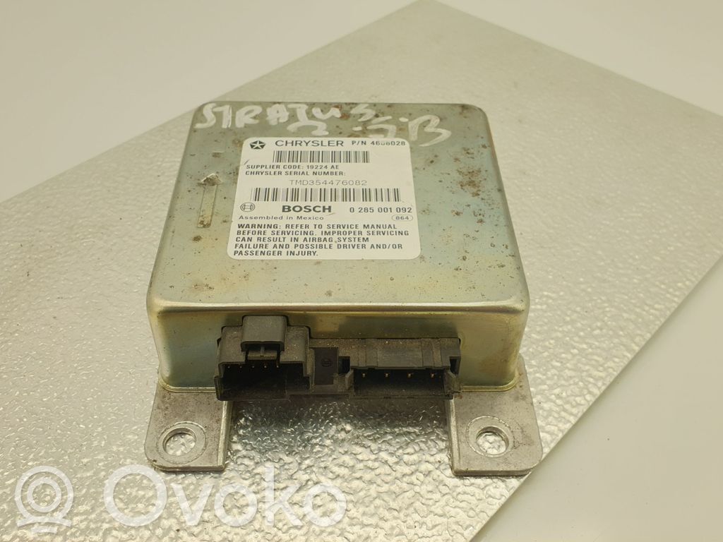 Chrysler Stratus Airbag control unit/module 