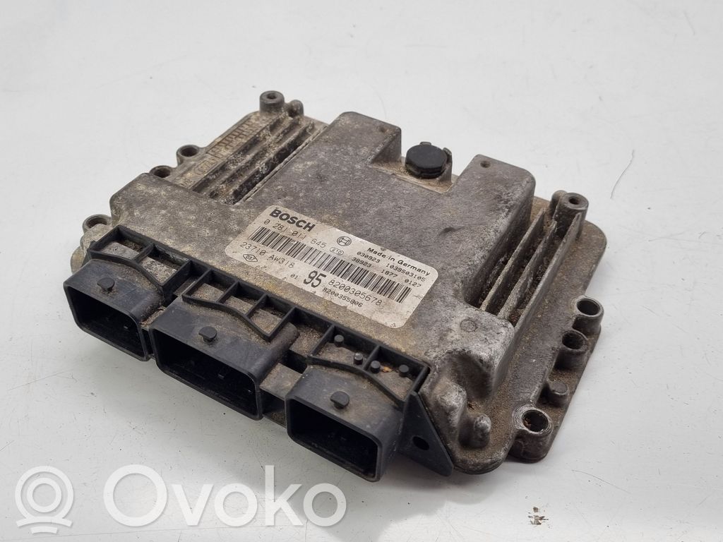 Engine control unit/module   23710AW318,0281011645,8200305678