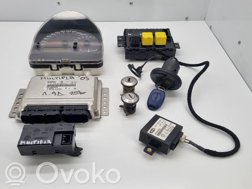 Fiat Multipla Engine ECU kit and lock set 
