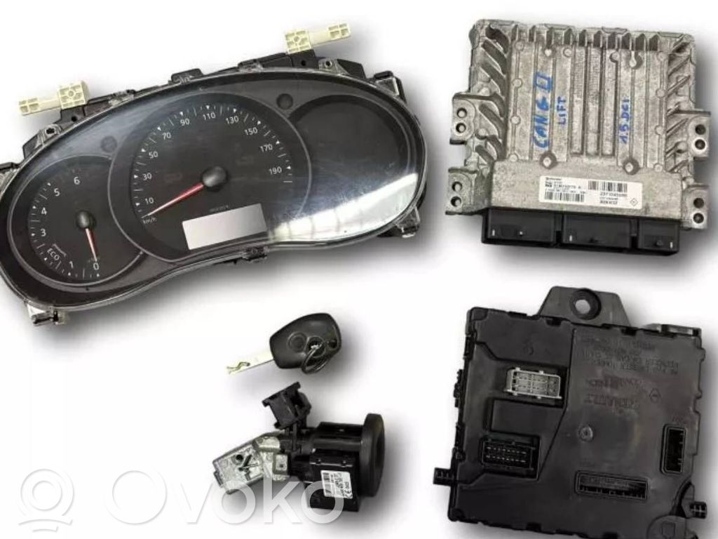 Renault Kangoo II Engine ECU kit and lock set 