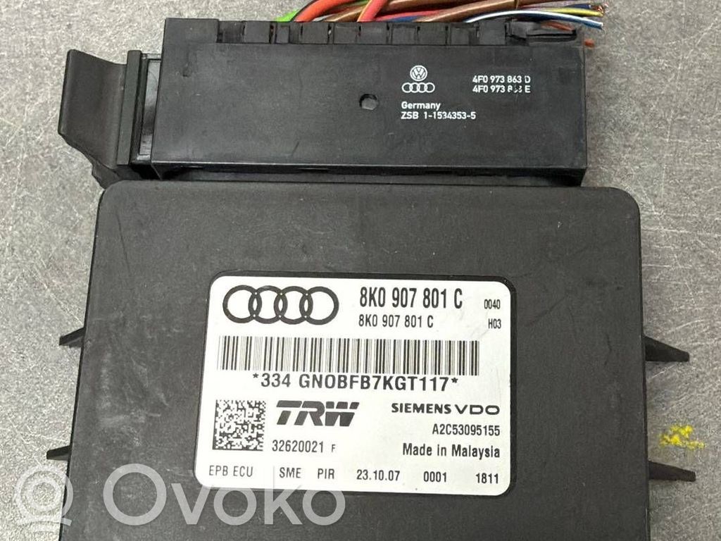 Module de commande de frein à main   8K0907801C,32620021F,A2C53095155