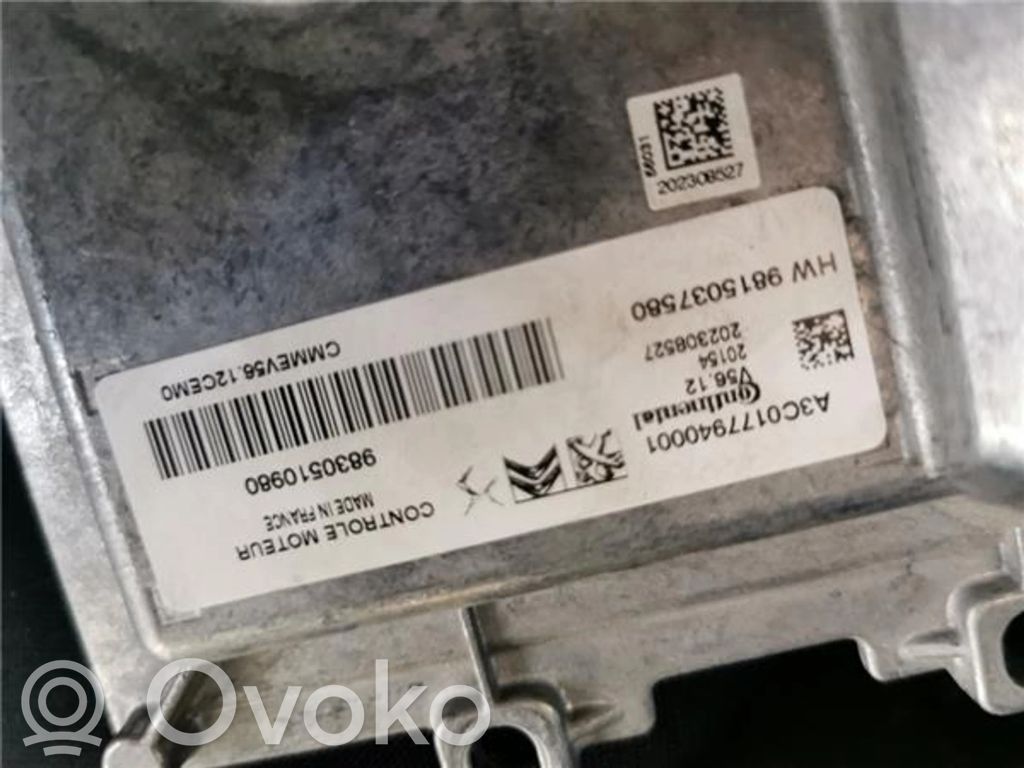 Unidad de control/módulo ECU del motor   9830510980