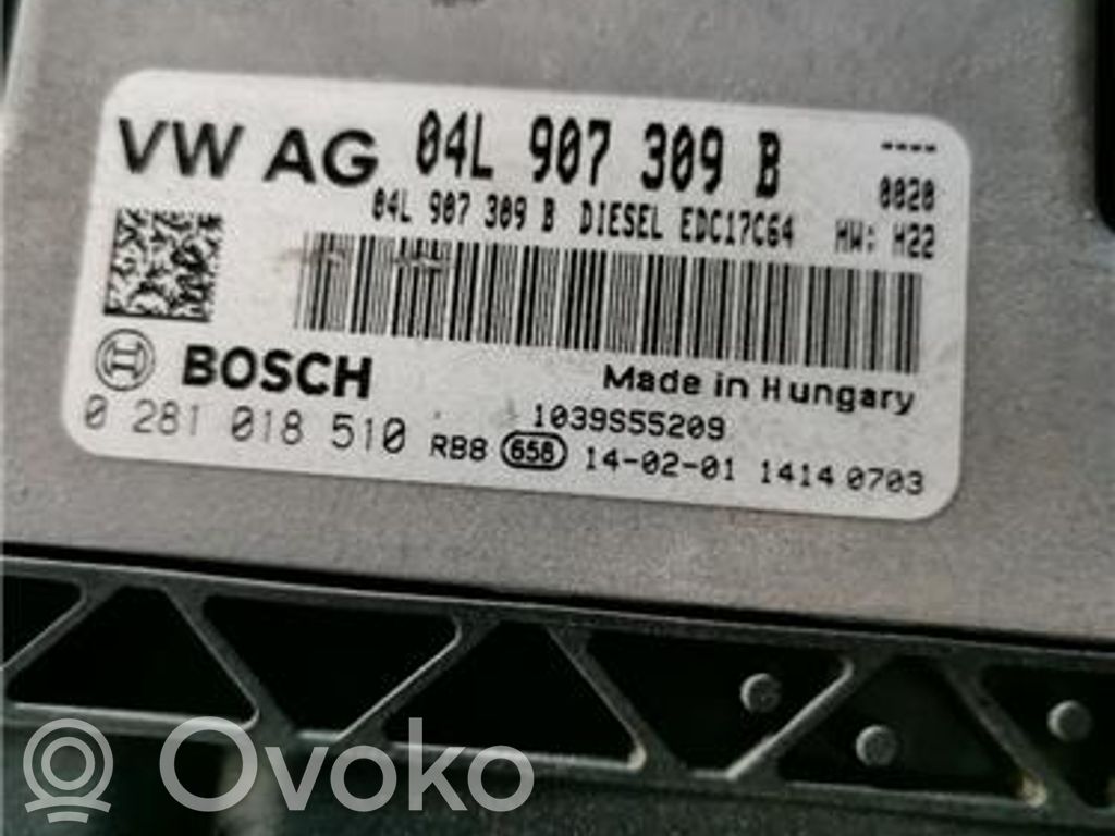 Engine control unit/module ECU   4L907309B,281018510