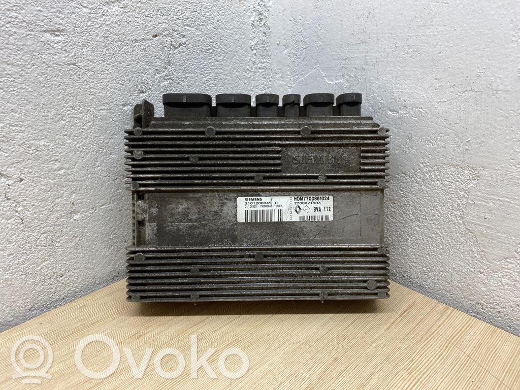 Engine control unit/module   7700871983,S101200049C,7700861024