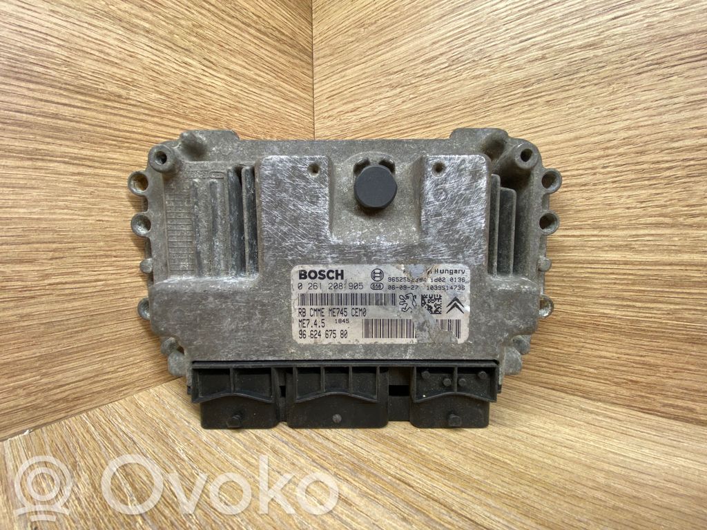 Engine control unit/module   9652552380,0261208905,9662467580