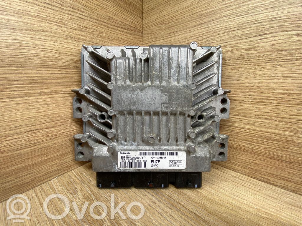 Engine control unit/module   7G9112A650VF,5WS40596FT