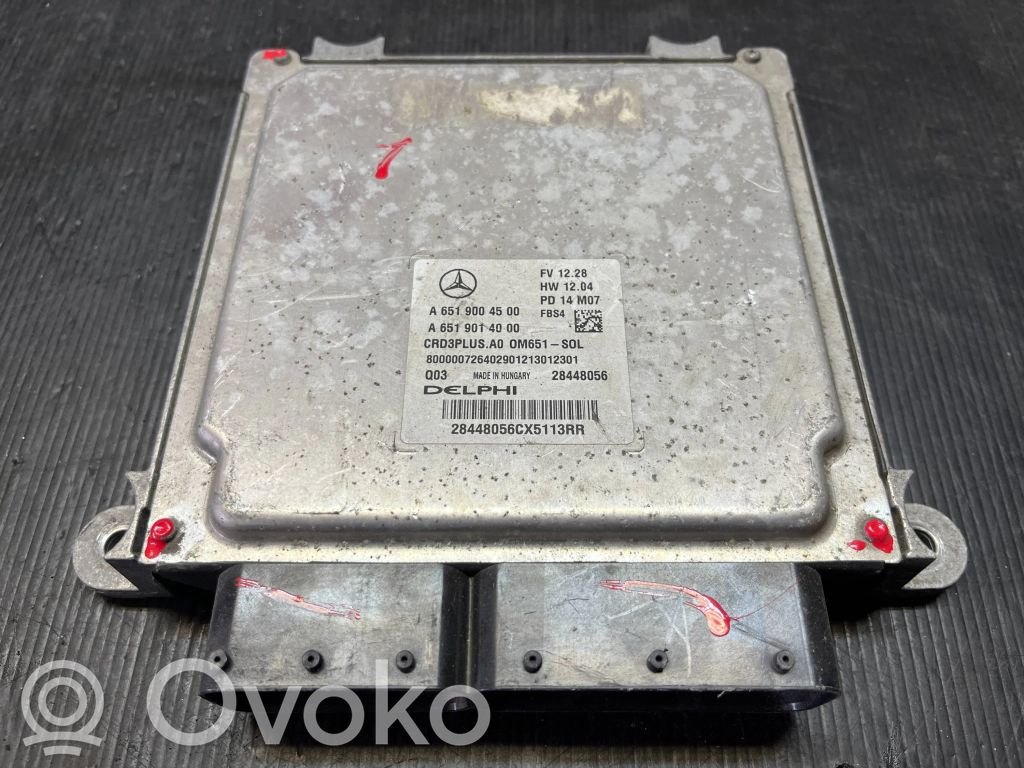 Mercedes-Benz C W205 Engine control unit/module 